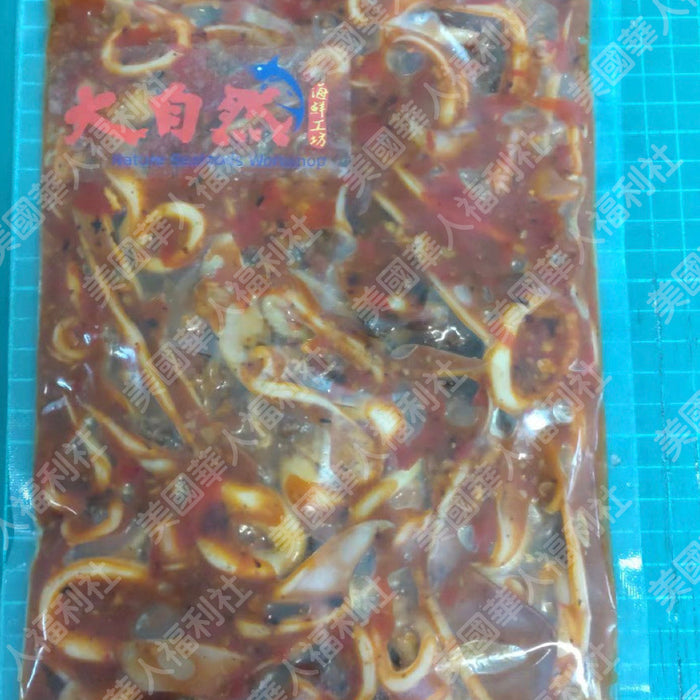 【大自然海鮮工坊】醬爆魷魚 500g/ 包